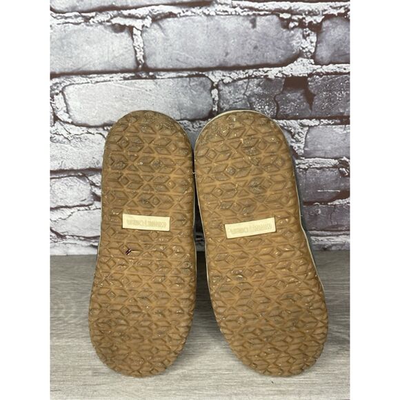 Minnetonka Tucson Gray Suede Southwestern Fur Lined Booties Women Sz 7M US/38EU - Picture 8 of 16